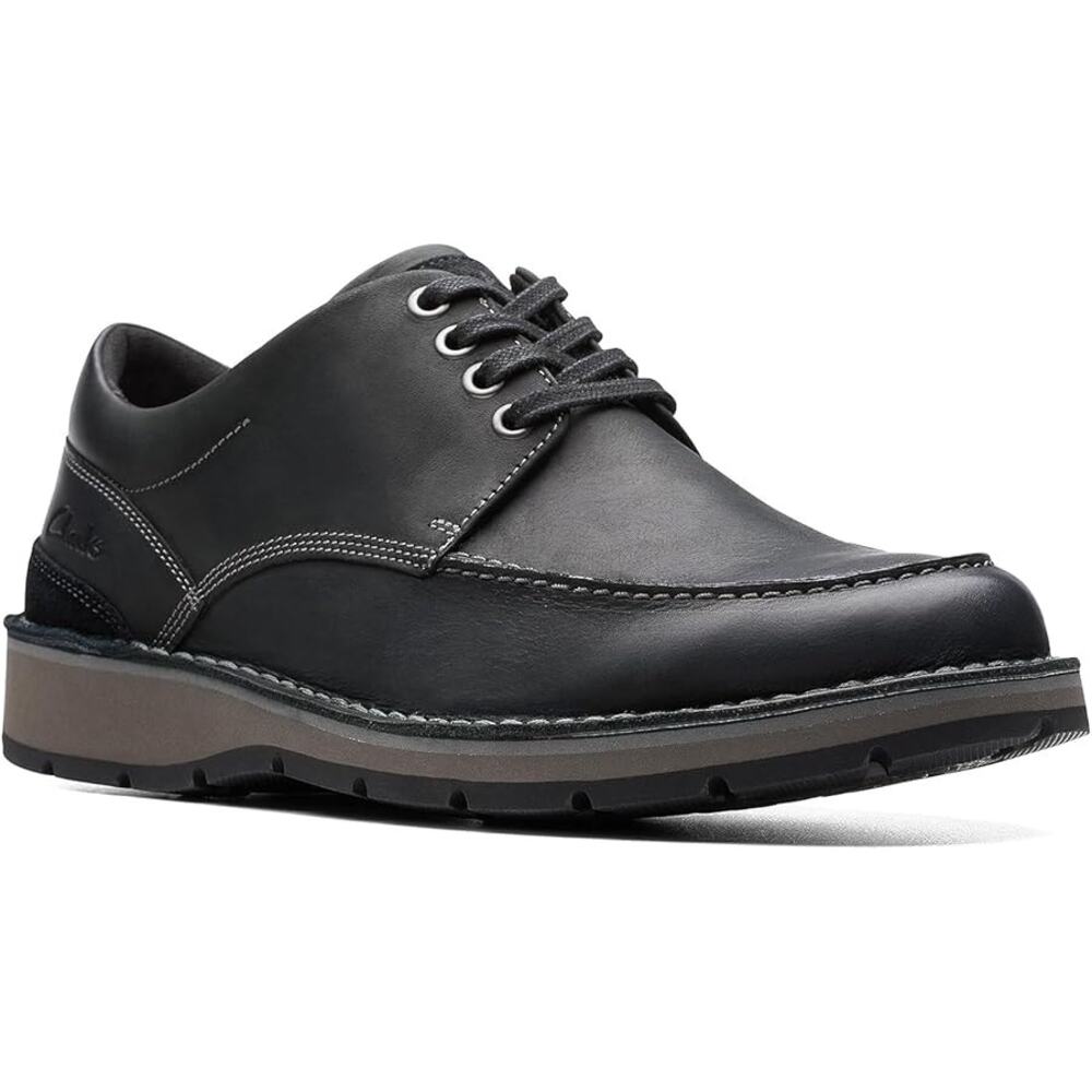 NWT Clarks Men’s Gravelle Low Oxford Black Leather Size 11